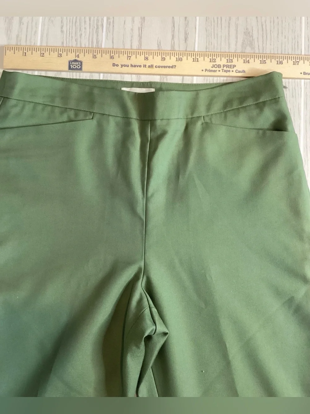 Women’s LOFT Olive Green Straight‎ Leg Pants Size 10 Work Office Career